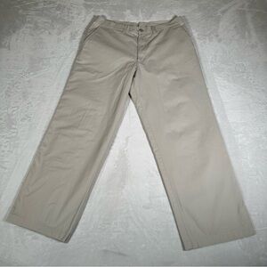 Patagonia Pants Men Size 35 Gray 100% Organic Cotton Straight Legs Slash Pockets